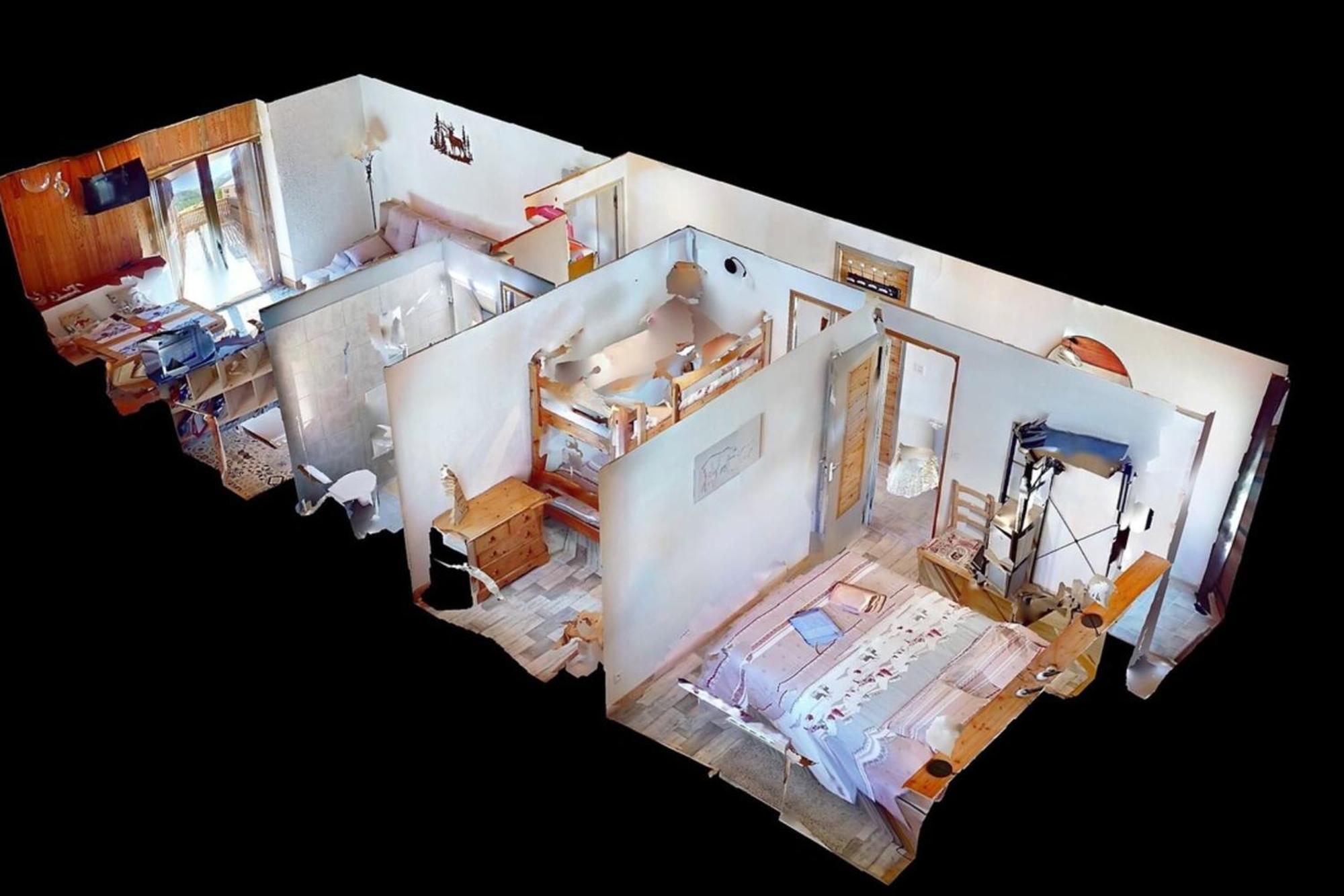 Casa-La Lobio Foot Of The Slopes Breathtaking Views 4P Apartment Saint-Veran  Bagian luar foto