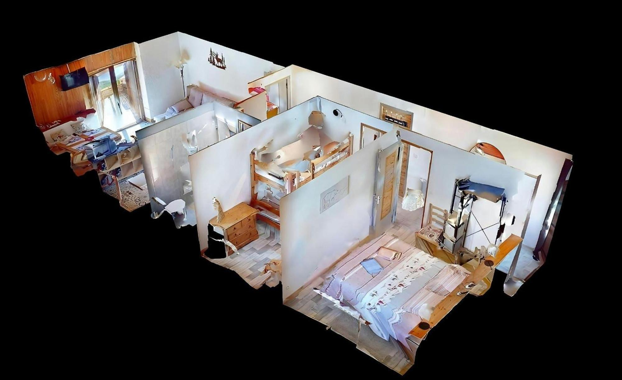 Casa-La Lobio Foot Of The Slopes Breathtaking Views 4P Apartment Saint-Veran  Bagian luar foto